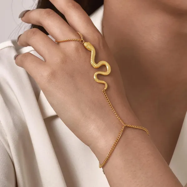 Gold_Snake_Hand_Chain_For_Women